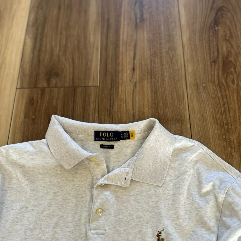 Polo by Ralph Lauren Men's Light Tan Polo Shirt size XL classic fit
